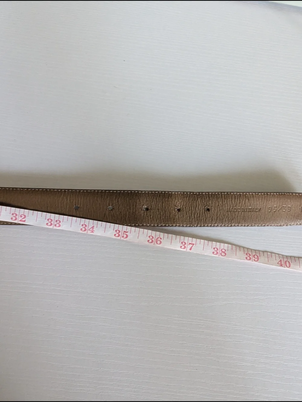 Bally Brown Leather Belt with Gold-Tone Buckle